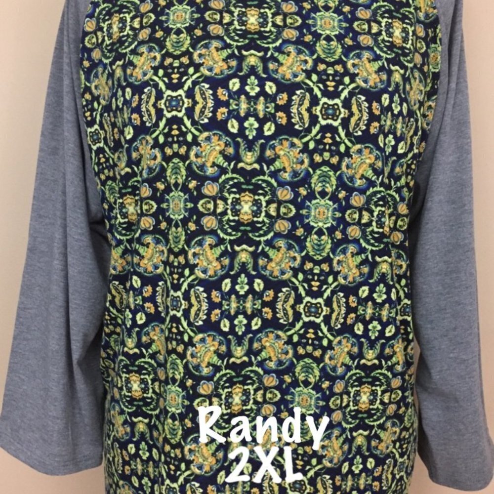 LuLaRoe Randy Baseball T new with tags